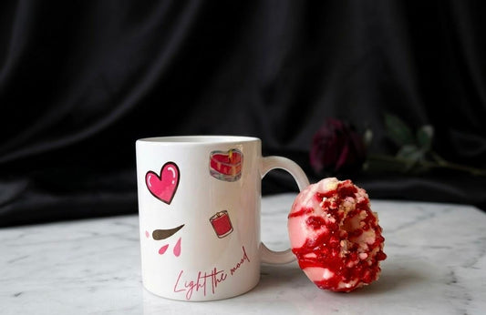 Pour The Coffee Light The Mood Dual-Sided 11oz Ceramic Mug